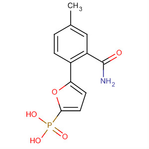 358670-60-7  Phosphonic acid, [5-[2-(aminocarbonyl)-4-methylphenyl]-2-furanyl]-