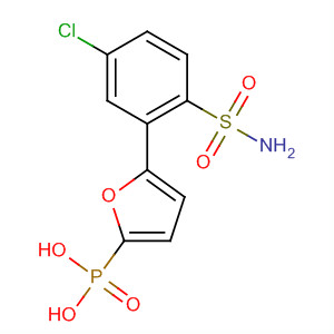 358670-79-8  Phosphonic acid, [5-[2-(aminosulfonyl)-5-chlorophenyl]-2-furanyl]-
