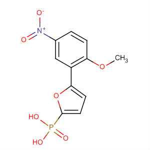 358671-00-8  Phosphonic acid, [5-(2-methoxy-5-nitrophenyl)-2-furanyl]-