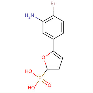 358671-06-4  Phosphonic acid, [5-(3-amino-4-bromophenyl)-2-furanyl]-