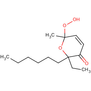 358741-08-9  2H-Pyran-3(6H)-one, 2-ethyl-2-hexyl-6-hydroperoxy-6-methyl-