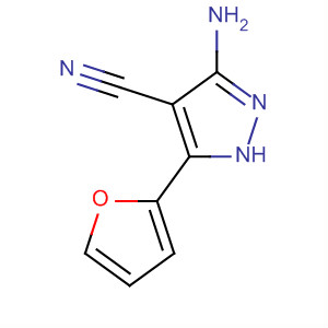 358979-45-0  1H-Pyrazole-4-carbonitrile, 3-amino-5-(2-furanyl)-
