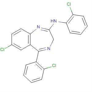 359406-26-1  3H-1,4-Benzodiazepin-2-amine, 7-chloro-N,5-bis(2-chlorophenyl)- 359406-26-1  3H-1,4-Benzodiazepin-2-amine, 7-chloro-N,5-bis(2-chlorophenyl)-