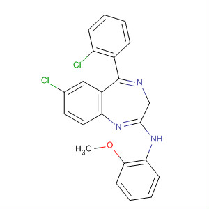 359406-30-7  3H-1,4-Benzodiazepin-2-amine,7-chloro-5-(2-chlorophenyl)-N-(2-methoxyphenyl)- 359406-30-7  3H-1,4-Benzodiazepin-2-amine,7-chloro-5-(2-chlorophenyl)-N-(2-methoxyphenyl)-