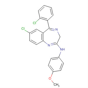 359406-31-8  3H-1,4-Benzodiazepin-2-amine,7-chloro-5-(2-chlorophenyl)-N-(4-methoxyphenyl)- 359406-31-8  3H-1,4-Benzodiazepin-2-amine,7-chloro-5-(2-chlorophenyl)-N-(4-methoxyphenyl)-