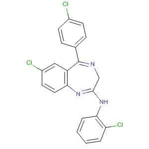 359406-32-9  3H-1,4-Benzodiazepin-2-amine,7-chloro-N-(2-chlorophenyl)-5-(4-chlorophenyl)- 359406-32-9  3H-1,4-Benzodiazepin-2-amine,7-chloro-N-(2-chlorophenyl)-5-(4-chlorophenyl)-