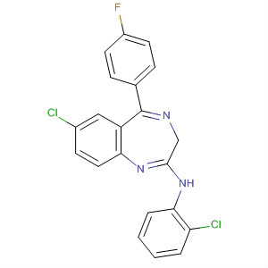 359406-38-5  3H-1,4-Benzodiazepin-2-amine,7-chloro-N-(2-chlorophenyl)-5-(4-fluorophenyl)- 359406-38-5  3H-1,4-Benzodiazepin-2-amine,7-chloro-N-(2-chlorophenyl)-5-(4-fluorophenyl)-
