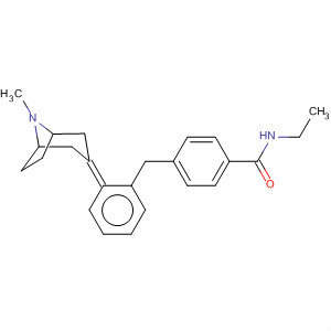 359863-13-1  Benzamide,N-ethyl-4-[(8-methyl-8-azabicyclo[3.2.1]oct-3-ylidene)phenylmethyl]-