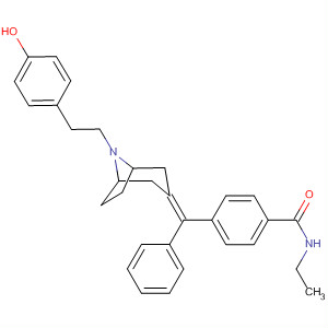 359863-26-6  Benzamide,N-ethyl-4-[[8-[2-(4-hydroxyphenyl)ethyl]-8-azabicyclo[3.2.1]oct-3-ylidene]phenylmethyl]-