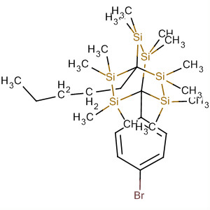 360062-44-8  2,3,5,6,7,8-Hexasilabicyclo[2.2.2]octane,1-(4-bromophenyl)-2,2,3,3,5,5,6,6,7,7,8,8-dodecamethyl-4-pentyl-