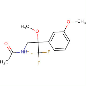 324075-36-7  Acetamide, N-[3,3,3-trifluoro-2-methoxy-2-(3-methoxyphenyl)propyl]-