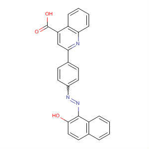 324526-92-3  4-Quinolinecarboxylic acid, 2-[4-[(2-hydroxy-1-naphthalenyl)azo]phenyl]-