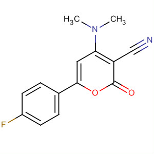 326859-22-7  2H-Pyran-3-carbonitrile, 4-(dimethylamino)-6-(4-fluorophenyl)-2-oxo-