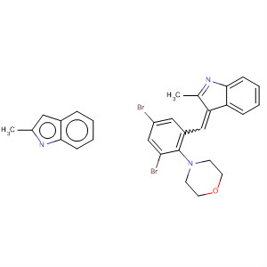 326868-12-6  1H-Indole,3,3'-[[3,5-dibromo-2-(4-morpholinyl)phenyl]methylene]bis[2-methyl-