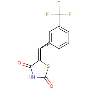 327033-36-3  2,4-Thiazolidinedione, 5-[[3-(trifluoromethyl)phenyl]methylene]-