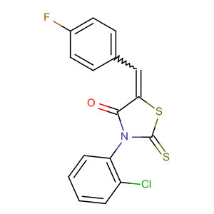 327072-58-2  4-Thiazolidinone,3-(2-chlorophenyl)-5-[(4-fluorophenyl)methylene]-2-thioxo-