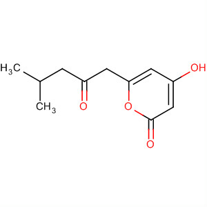 327175-06-4  2H-Pyran-2-one, 4-hydroxy-6-(4-methyl-2-oxopentyl)-