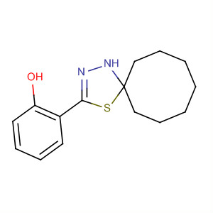 328013-15-6  Phenol, 2-(4-thia-1,2-diazaspiro[4.7]dodec-2-en-3-yl)-