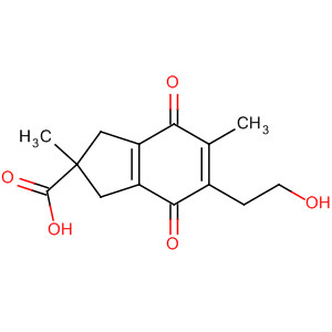 328081-07-8  1H-Indene-2-carboxylic acid,2,3,4,7-tetrahydro-5-(2-hydroxyethyl)-2,6-dimethyl-4,7-dioxo-