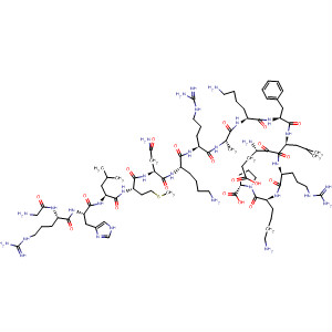 329307-23-5  L-Proline,glycyl-L-arginyl-L-histidyl-L-leucyl-L-methionyl-L-asparaginyl-L-lysyl-L-arginyl-L-alanyl-L-lysyl-L-phenylalanyl-L-a-glutamyl-L-leucyl-L-arginyl-L-lysyl-