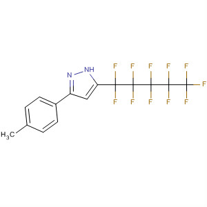 329317-06-8  1H-Pyrazole, 3-(4-methylphenyl)-5-(undecafluoropentyl)-