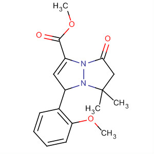 329364-21-8  1H,5H-Pyrazol[1,2-a]pyrazol-3-carbonsäure,6,7-dihydro-1-(2-methoxyphenyl)-7,7-dimethyl-5-oxo-, methylester