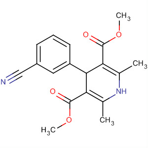 32947-20-9  3,5-Pyridinedicarboxylic acid,4-(3-cyanophenyl)-1,4-dihydro-2,6-dimethyl-, dimethyl ester