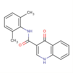 329692-01-5  3-Quinolinecarboxamide, N-(2,6-dimethylphenyl)-1,4-dihydro-4-oxo-
