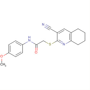 329724-71-2  Acetamide,2-[(3-cyano-5,6,7,8-tetrahydro-2-quinolinyl)thio]-N-(4-methoxyphenyl)-