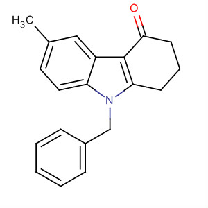 329728-83-8  4H-Carbazol-4-one, 1,2,3,9-tetrahydro-6-methyl-9-(phenylmethyl)-