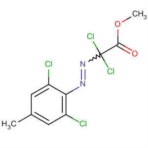 32974-77-9  Acetic acid, dichloro[(2,6-dichloro-4-methylphenyl)azo]-, methyl ester