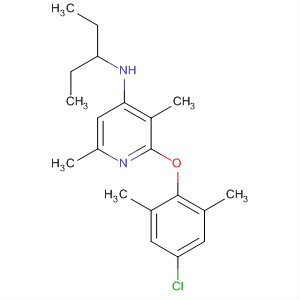 329766-54-3  4-Pyridinamine,2-(4-chloro-2,6-dimethylphenoxy)-N-(1-ethylpropyl)-3,6-dimethyl- 329766-54-3  4-Pyridinamine,2-(4-chloro-2,6-dimethylphenoxy)-N-(1-ethylpropyl)-3,6-dimethyl-