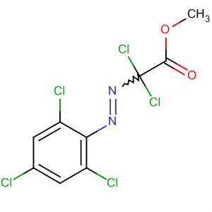 32979-39-8  Acetic acid, dichloro[(2,4,6-trichlorophenyl)azo]-, methyl ester