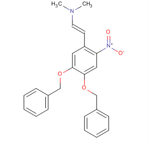32989-67-6  Ethenamine, N,N-dimethyl-2-[2-nitro-4,5-bis(phenylmethoxy)phenyl]-,(E)-
