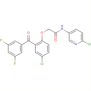 329938-16-1  Acetamide,2-[4-chloro-2-(3,5-difluorobenzoyl)phenoxy]-N-(6-chloro-3-pyridinyl)-