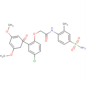 329939-61-9  Acetamide,N-[4-(aminosulfonyl)-2-methylphenyl]-2-[4-chloro-2-(3,5-dimethoxybenzoyl)phenoxy]-