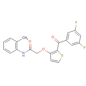 329941-05-1  Acetamide,2-[[2-(3,5-difluorobenzoyl)-3-thienyl]oxy]-N-(2-methylphenyl)-