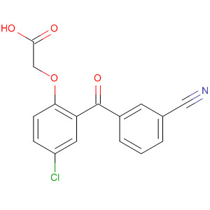 329942-12-3  Acetic acid, [4-chloro-2-(3-cyanobenzoyl)phenoxy]-