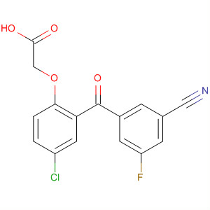 329944-91-4  Acetic acid, [4-chloro-2-(3-cyano-5-fluorobenzoyl)phenoxy]-