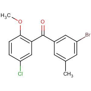 329945-56-4  Methanone, (3-bromo-5-methylphenyl)(5-chloro-2-methoxyphenyl)-