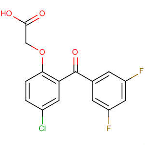 329946-79-4  Acetic acid, [4-chloro-2-(3,5-difluorobenzoyl)phenoxy]-