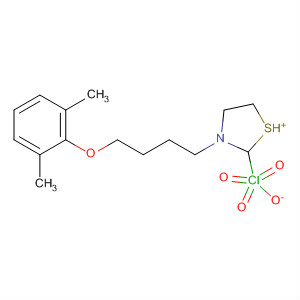 33005-42-4  Thiazolium, 3-[4-(2,6-dimethylphenoxy)butyl]-4,5-dihydro-, perchlorate