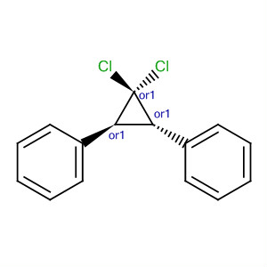 33044-82-5  Benzene, 1,1'-(3,3-dichloro-1,2-cyclopropanediyl)bis-, trans-