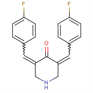 330450-40-3  4-Piperidinone, 3,5-bis[(4-fluorophenyl)methylene]-