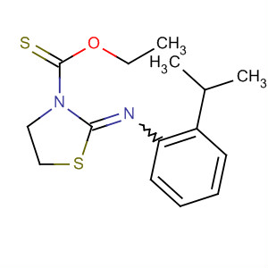 330479-70-4  3-Thiazolidinecarbothioic acid, 2-[[2-(1-methylethyl)phenyl]imino]-,S-ethyl ester