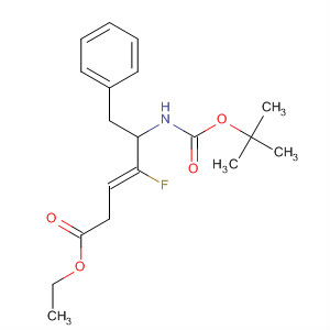 330801-40-6  3-Hexenoic acid,5-[[(1,1-dimethylethoxy)carbonyl]amino]-4-fluoro-6-phenyl-, ethyl ester,(3Z)-