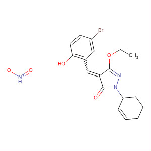 330837-86-0  3H-Pyrazol-3-one,4-[(5-bromo-2-hydroxyphenyl)methylene]-5-ethoxy-2,4-dihydro-2-(4-nitrophenyl)-