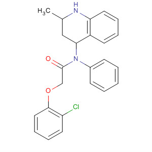 331417-01-7  4-Quinolinamine,1-[(2-chlorophenoxy)acetyl]-1,2,3,4-tetrahydro-2-methyl-N-phenyl-