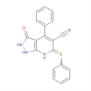331452-64-3  1H-Pyrazolo[3,4-b]pyridine-5-carbonitrile,2,3,6,7-tetrahydro-3-oxo-1,4-diphenyl-6-thioxo-