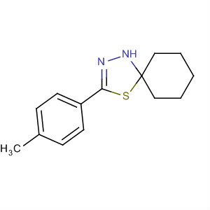 331454-17-2  4-Thia-1,2-diazaspiro[4.5]dec-2-ene, 3-(4-methylphenyl)-